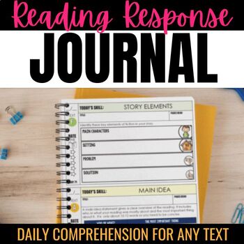 Preview of Reader's Notebook: Reading Journal Comprehension Activities for Any Text / Novel