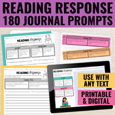 Reader's Notebook - Reading Response Prompts - Reading Com