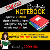 Reader's Notebook for any Text: An Interactive Digital Resource