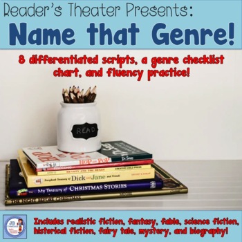 Preview of Reader's Theater: 8 Types of Genre + Comparison Chart! (differentiated reading)