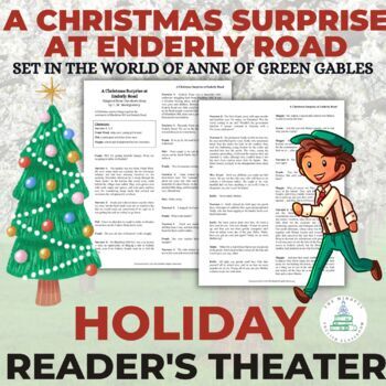 Preview of Reader's Theater | A Christmas Surprise at Enderly Road | Holiday ELA Activity