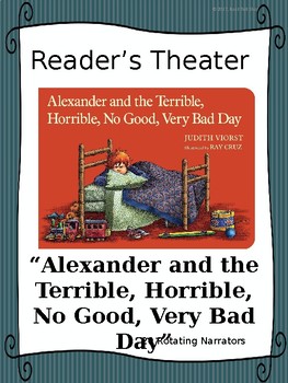 Preview of Reader's Theater  "Alexander and the Terrible, Horrible, No Good, Very Bad Day"