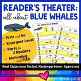 Reader's Theater: All About Blue Whales .  Designed for Em