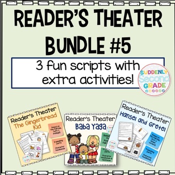 Preview of Reader's Theater Bundle #5 | Three  Folk Fairy Tale Scripts for Fluency