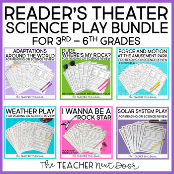 Preview of Reader's Theater 6 Science Plays Reader's Theaters Fluency Practice Class Play