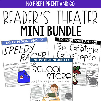 Preview of ELA Reader's Theater Mini-Bundle - Scripts and Activities for Middle School