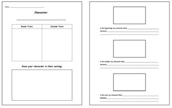 Preview of Reader's Theater Character Sheet