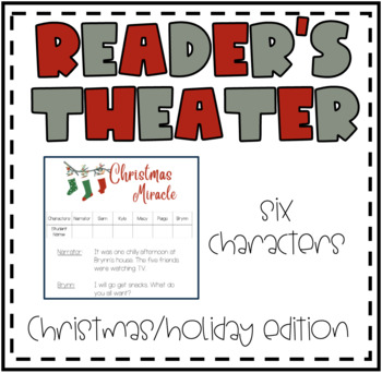 Preview of Reader's Theater - Christmas Miracle