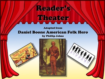 Preview of Reader's Theater DANIEL BOONE: AMERICAN FOLK HERO! Great for History!!