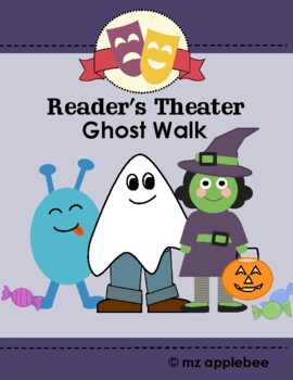 Preview of Reader's Theater Halloween Play Script: Ghost Walk