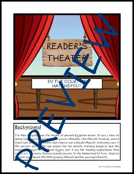 Preview of Reader's Theater: In the Court of Hatshepsut