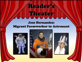 Preview of Reader's Theater Jose Hernandez: Migrant Farmworker to Astronaut! NEW!!