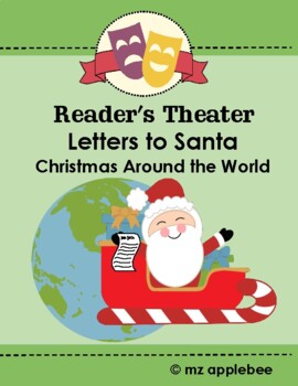 Preview of Reader's Theater Play Script: Letters to Santa Christmas Around the World