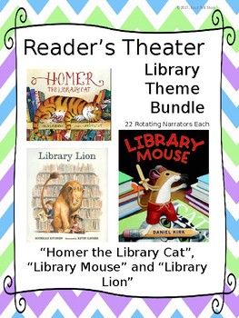 Preview of Reader's Theater: Library Themed 3-Book Bundle