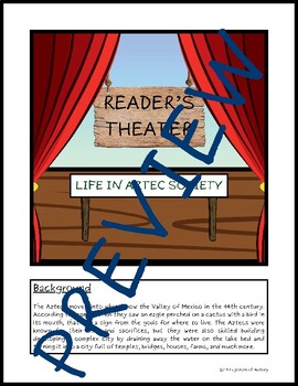 Preview of Reader's Theater: Life in Aztec Society