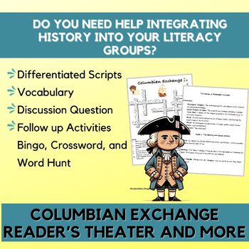 Preview of Reader's Theater, Literacy, and Integrated History Lesson Columbian Exchange