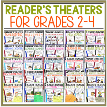 Preview of Reader's Theater MEGA Bundle for Grades 2-4