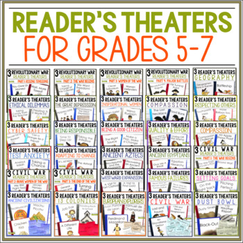 Preview of Reader's Theater MEGA Bundle for Grades 5-7
