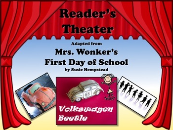 Preview of Reader's Theater MRS. WONKER'S FIRST DAY OF SCHOOL! - Great for Back to School