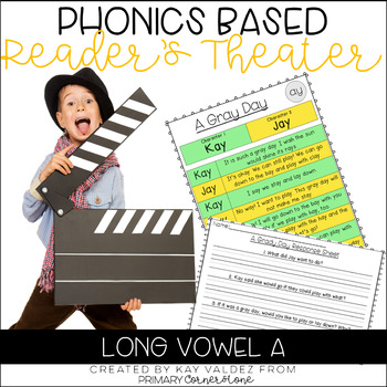 Preview of Reader's Theater-Phonics Centers-Long Vowel A-Fluency Practice