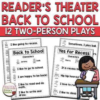 Preview of Reader's Theater Plays Back to School 2 Parts