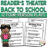 Reader's Theater Plays Back to School 4 Parts