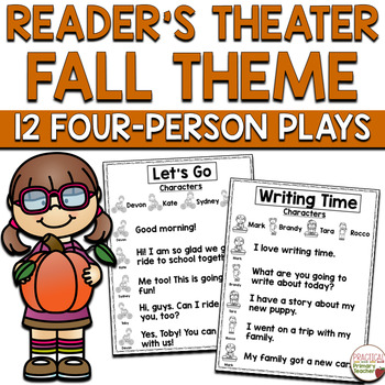 Preview of Reader's Theater Plays Fall 4 Parts