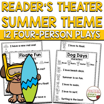 Preview of Reader's Theater Plays Summer 4 Parts