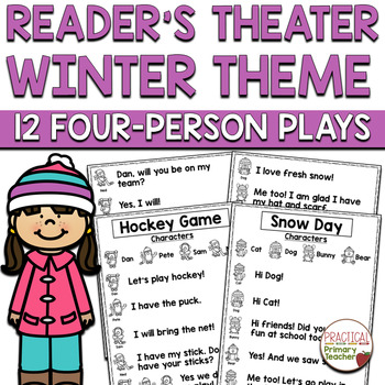 Preview of Reader's Theater Plays Winter 4 Parts