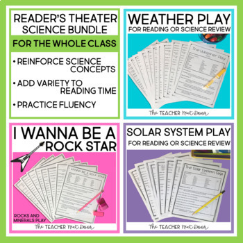 Preview of Reader's Theater Science Bundle Rocks & Minerals, Solar System, & Weather Play
