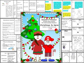 Preview of Reader's Theater Script: Christmas' Traditions, Holidays, Winter, Full Pack