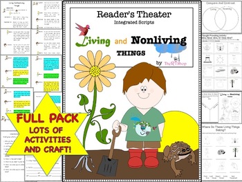 Preview of Reader's Theater Script, Living and Nonliving Things, Science Activities