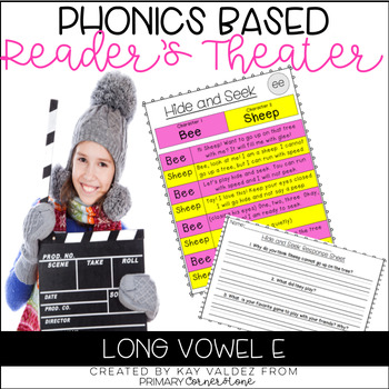 Preview of Reader's Theater Script-Phonics Centers-Long Vowel E-Fluency Practice