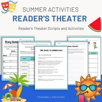 Preview of Reader's Theater Script - Time Travel to Summer Past, 3rd, 4th, 5th & 6th Grades