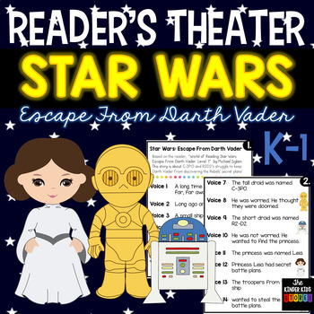Preview of Reader's Theater Star Wars: Escape from Darth Vader, Reading Comprehension