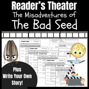 Preview of Reader's Theater Script for The Bad Seed PLUS Creative Write Your Own Story