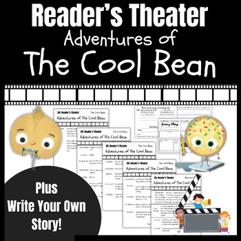 Preview of Reader's Theater Script for The Cool Bean PLUS Creative Write Your Own Story