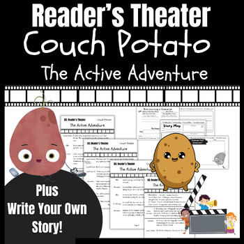 Preview of Reader's Theater Script for The Couch Potato PLUS Creative Write Your Own Story