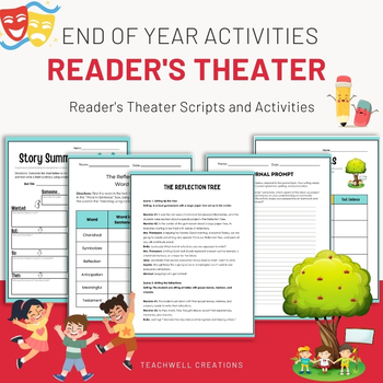 Preview of Reader's Theater Scripts & Activities Bundle {End of the Year}