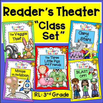 Preview of Reader's Theater Scripts - Class Set - 3rd Grade Reading Level