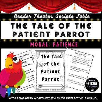 Preview of Reader's Theater Scripts Fables Moral – Patience & Activities for Grades 3-7