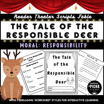 Preview of Reader's Theater Scripts Fables Moral – Responsibility & Activities for Grades 3
