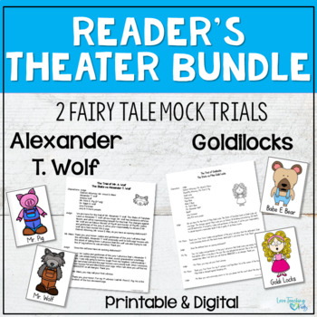 Preview of Reader's Theater Fairy Tales Scripts - Mock Trials of Fractured Fairy Tales