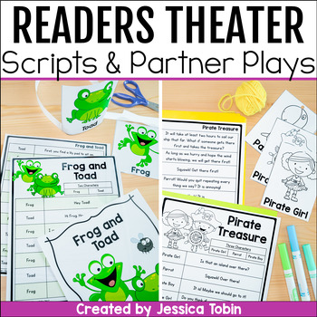 Preview of Reader's Theater Scripts - 3, 4, or 2 Person Readers Theater - Fluency Practice