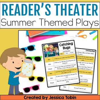 Preview of Summer Reading Activities, Summer Reading Comprehension Readers Theater Scripts