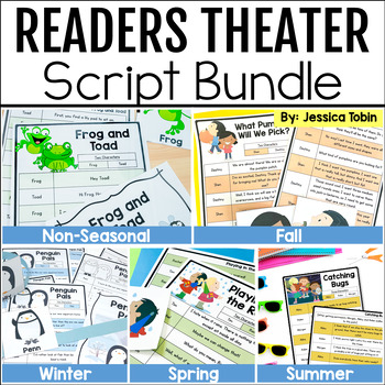 Preview of Readers Theater Scripts, Fluency, Reading Comprehension 1st Grade and 2nd Grade