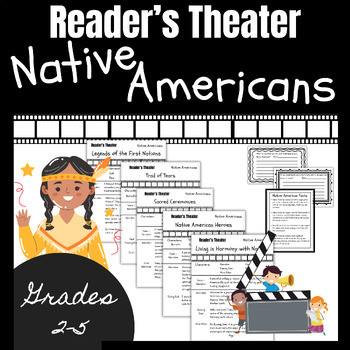 Preview of Reader's Theater Scripts, Native American Heritage Month to Teach Diversity