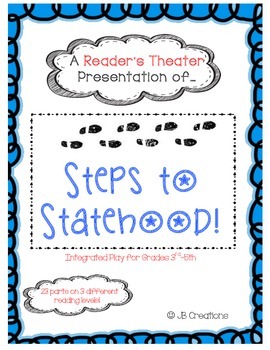 Preview of Reader's Theater: Steps to Statehood (leveled play for 3rd, 4th, 5th grade)
