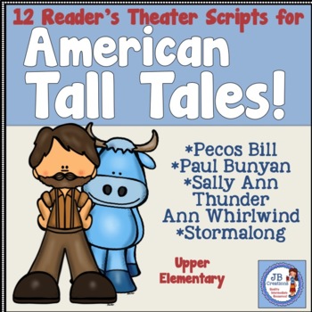 Preview of Reader's Theater:  Tall Tales for 3rd-5th grades (differentiated reading levels)