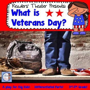 Preview of Reader's Theater: What is Veterans Day? (leveled play for 3rd, 4th, 5th grade)